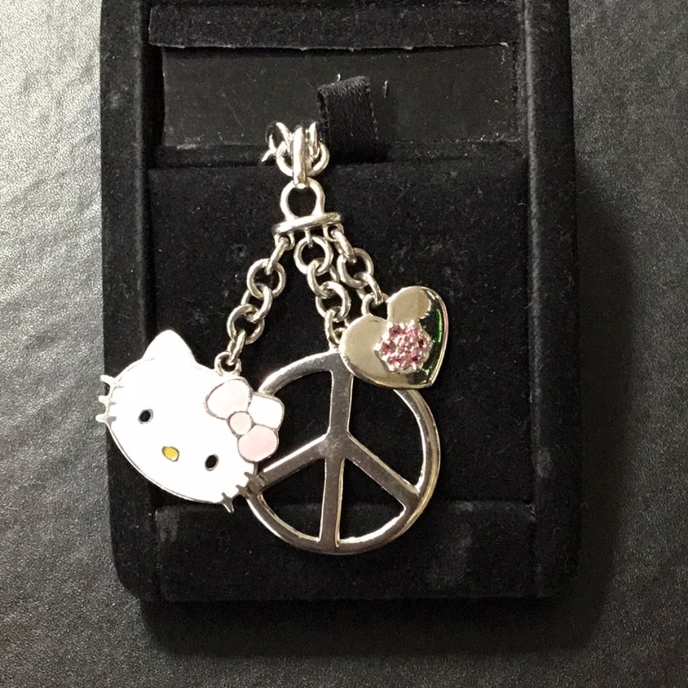 Hello Kitty Necklace Silver